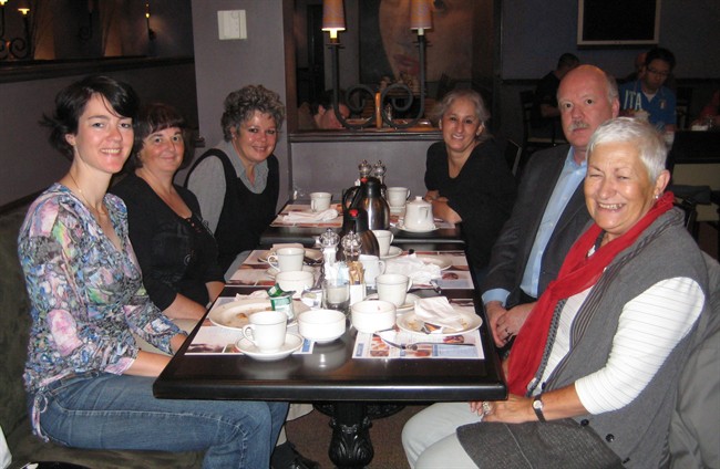 Richard Clément and Aline Germain-Rutherford were so kind to join us for breakfast on the first day