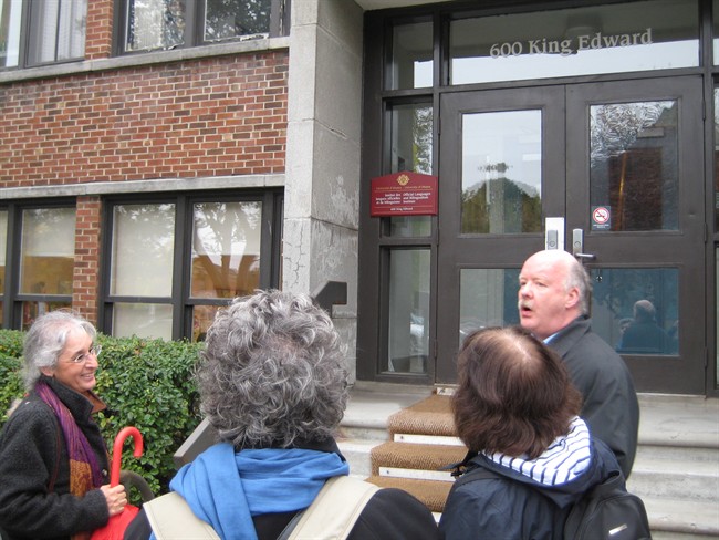 Here we are, just arrived at OLBI to start working