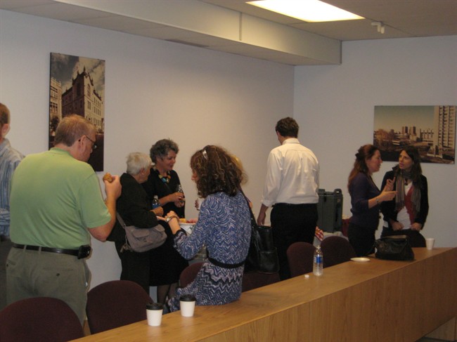 Very interesting discussions continued in a more informal way during lunch