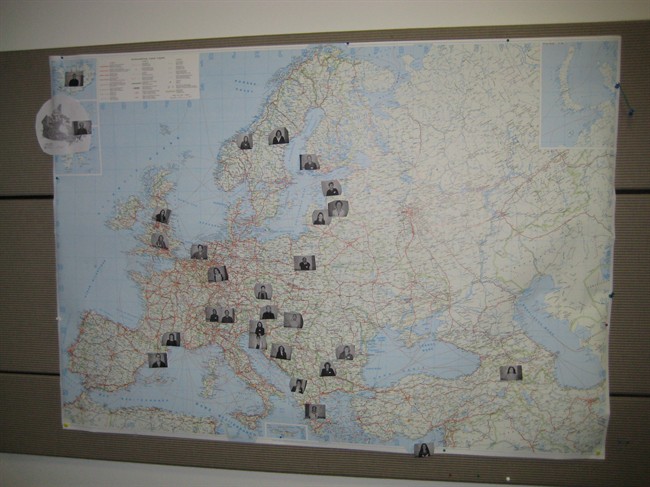 The participants come from all parts of Europe